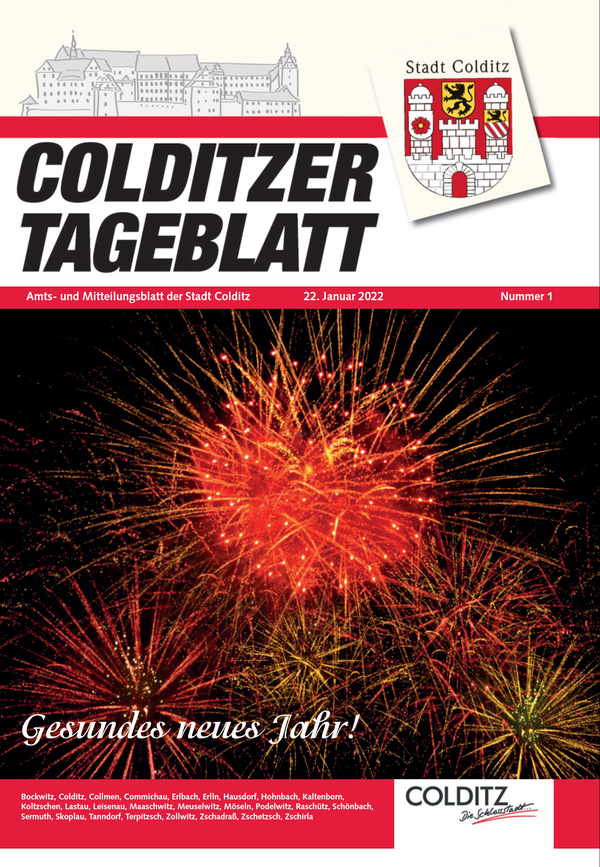 Colditzer Tageblatt Nr. 01/2022