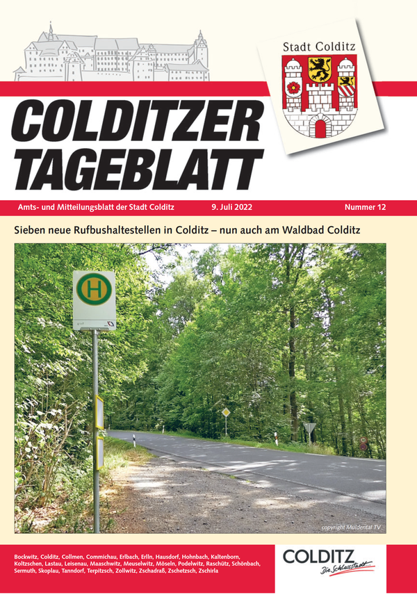 Colditzer Tageblatt Nr. 12/2022