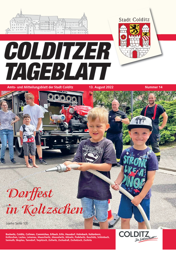 Colditzer Tageblatt Nr. 14/2022