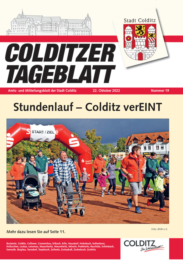 Colditzer Tageblatt Nr. 19/2022