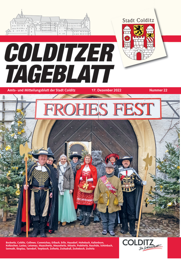 Colditzer Tageblatt Nr. 22/2022