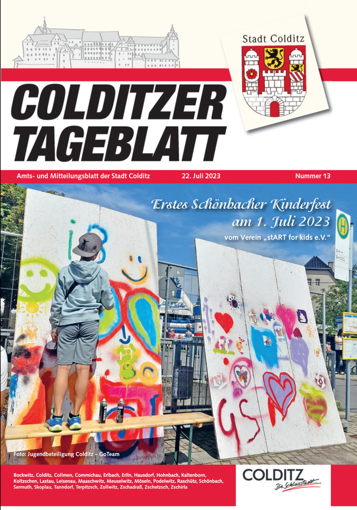 Colditzer Tageblatt Nr. 13 im Jahre 2023
